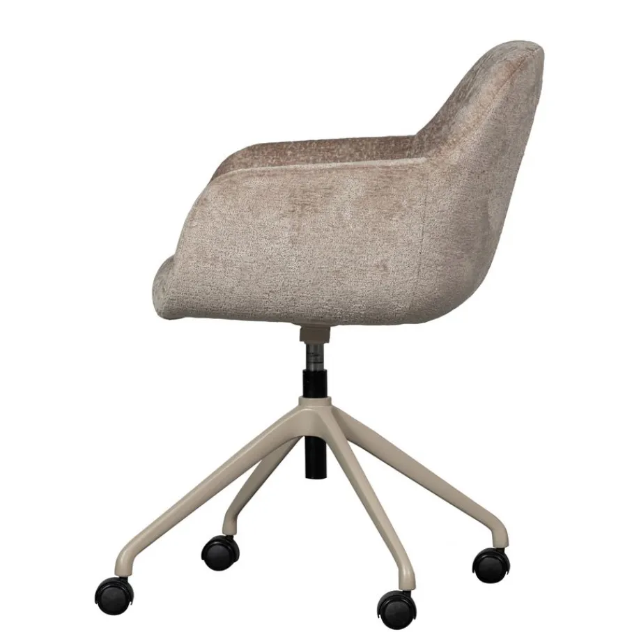 Bureaus|Eetkamerstoelen<WOOOD Bureaustoel Morros Taupe