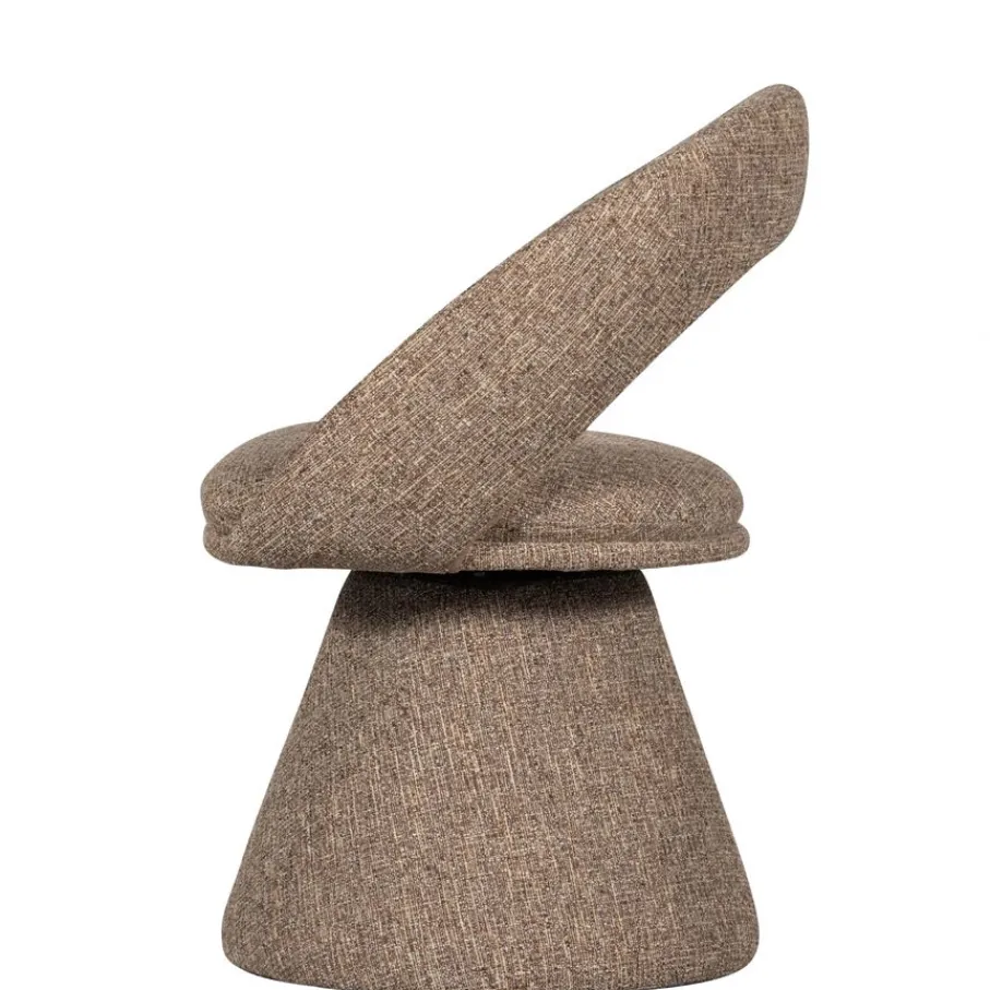 Eetkamerstoelen<WOOOD Draaibare Eetkamerstoel Winter Beige