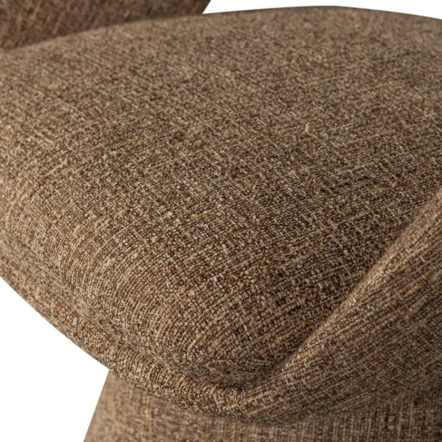 Eetkamerstoelen<WOOOD Draaibare Eetkamerstoel Winter Zand