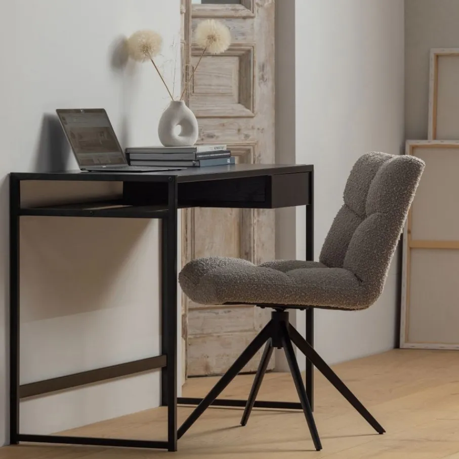 Eetkamerstoelen<WOOOD Draaibare Eetkamerstoel Vinny Beige