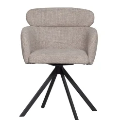 Eetkamerstoelen<WOOOD Draaibare Eetkamerstoel Fenne Beige