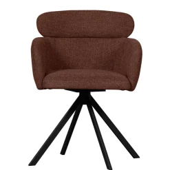 Eetkamerstoelen<WOOOD Draaibare Eetkamerstoel Fenne Bruin