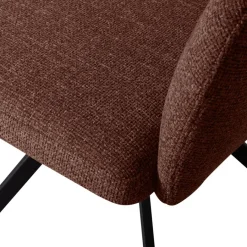 Eetkamerstoelen<WOOOD Draaibare Eetkamerstoel Fenne Bruin