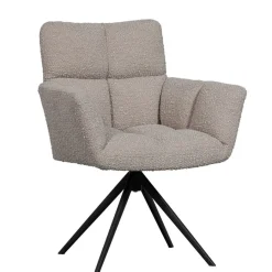 Eetkamerstoelen<WOOOD Draaibare Eetkamerstoel Vinny Beige