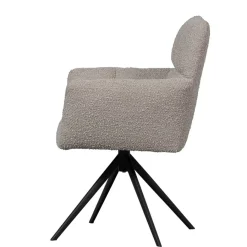 Eetkamerstoelen<WOOOD Draaibare Eetkamerstoel Vinny Beige