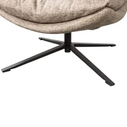 Fauteuils<WOOOD Draaifauteuil Arve Beige