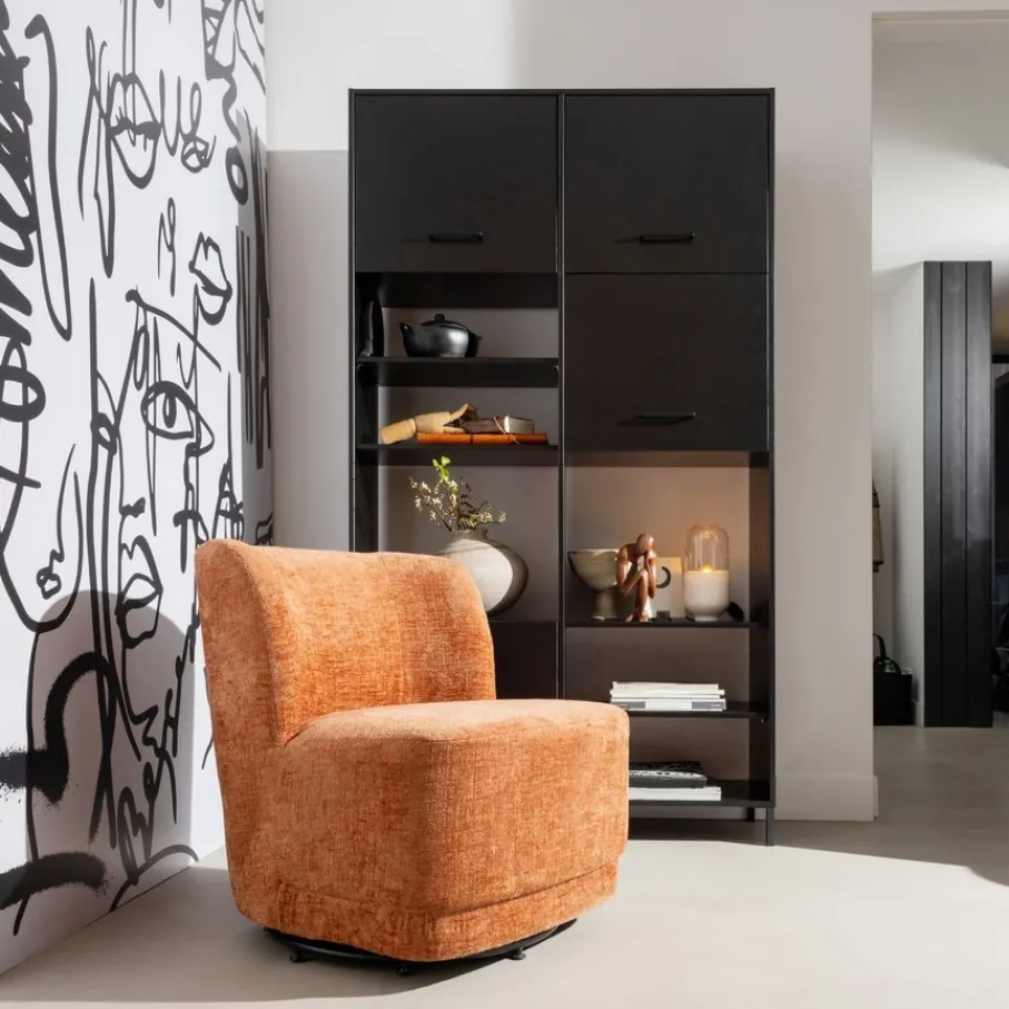 Fauteuils<WOOOD Draaifauteuil Atty Bloesem