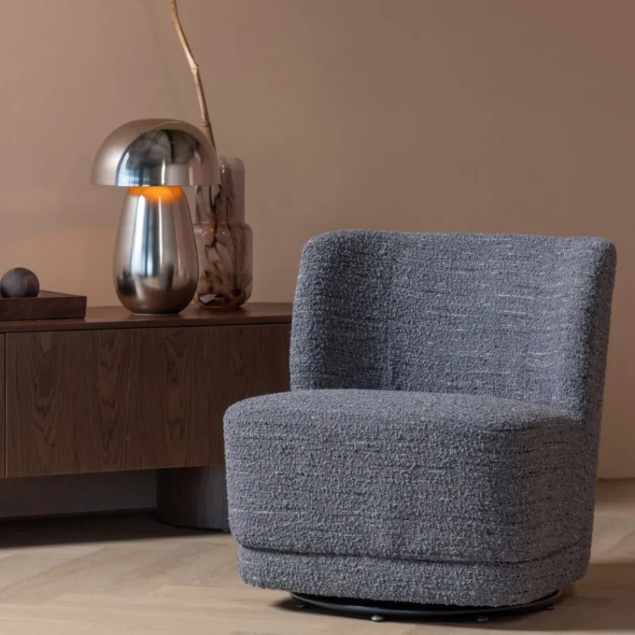 Fauteuils<WOOOD Draaifauteuil Atty Grijs