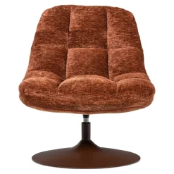 Fauteuils<WOOOD Draaifauteuil Elvi Roestbruin