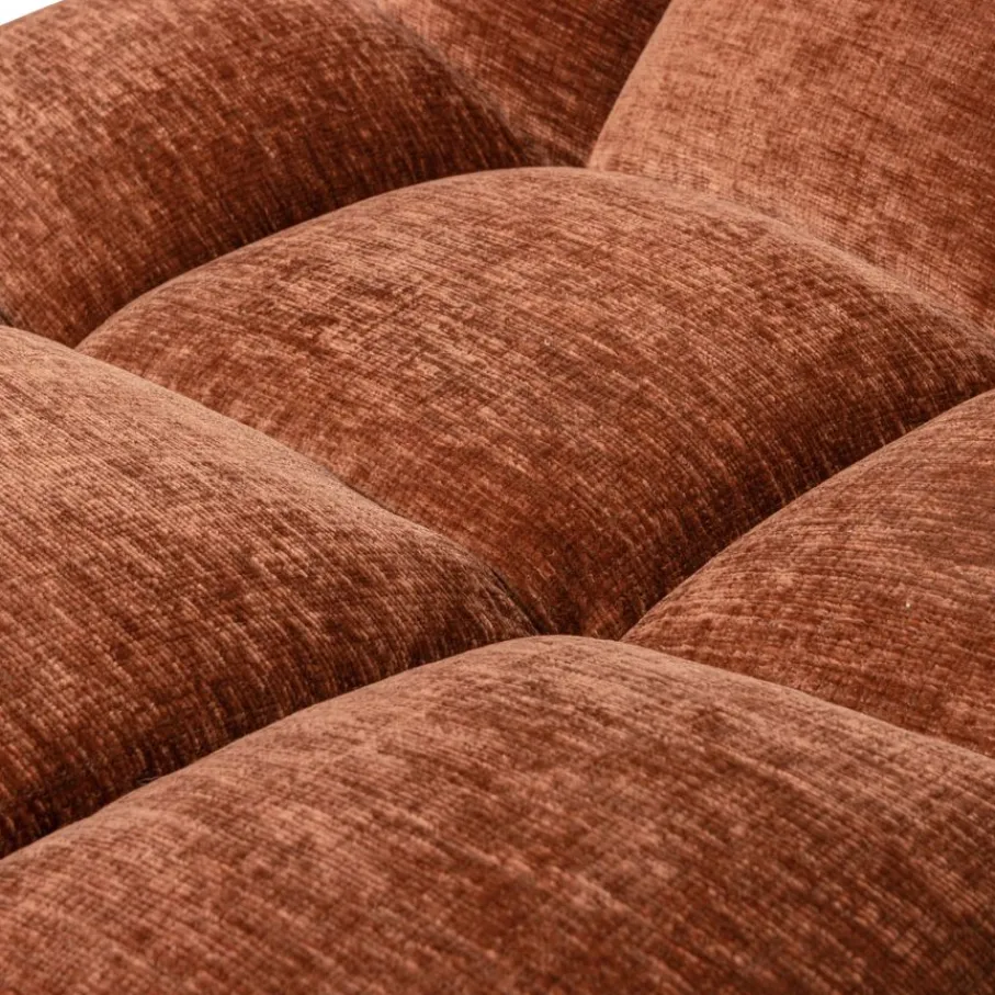 Fauteuils<WOOOD Draaifauteuil Elvi Roestbruin