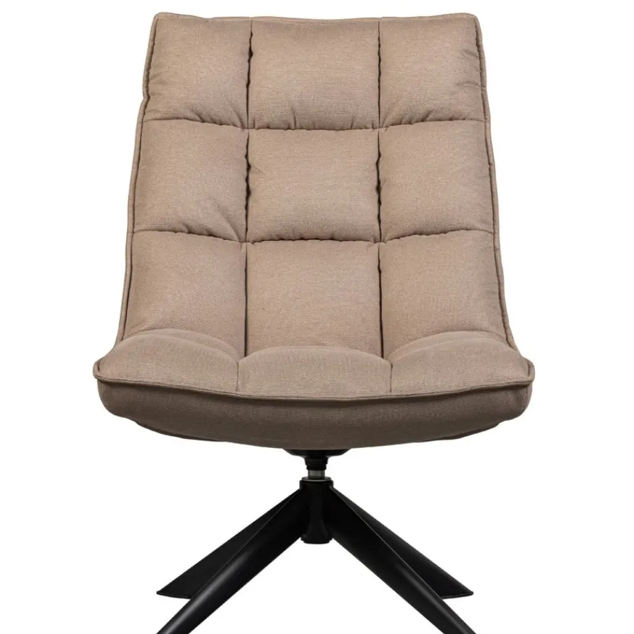 Fauteuils<WOOOD Draaifauteuil Jouke Beige