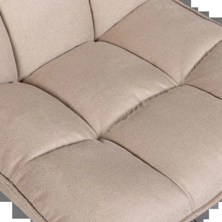 Fauteuils<WOOOD Draaifauteuil Jouke Beige