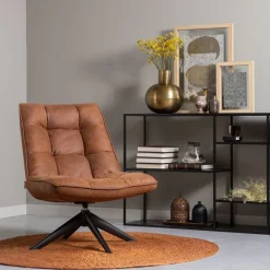 Fauteuils<WOOOD Draaifauteuil Jouke Bruin
