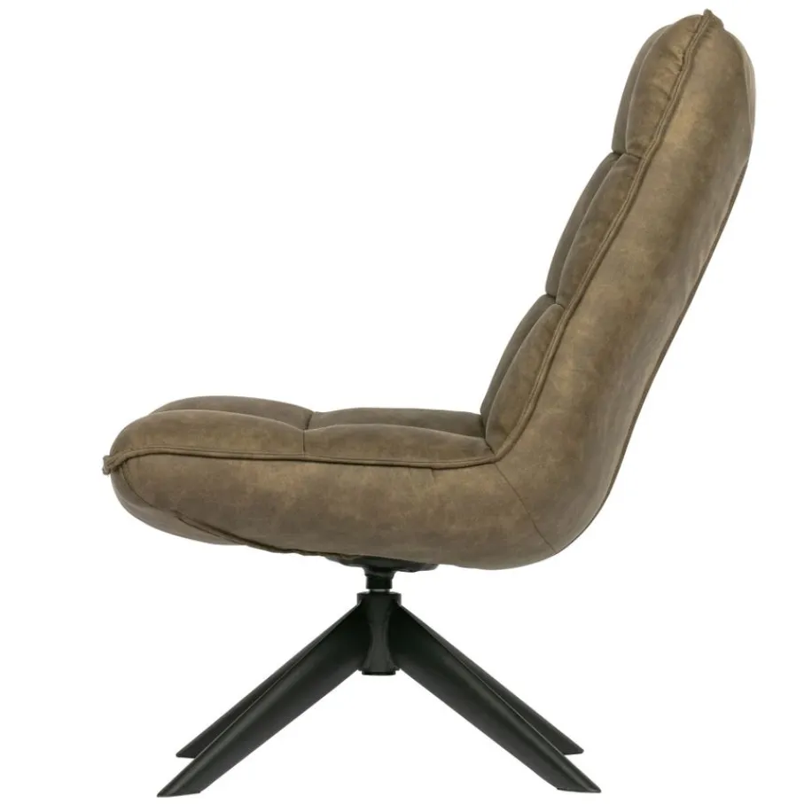 Fauteuils<WOOOD Draaifauteuil Jouke Groen