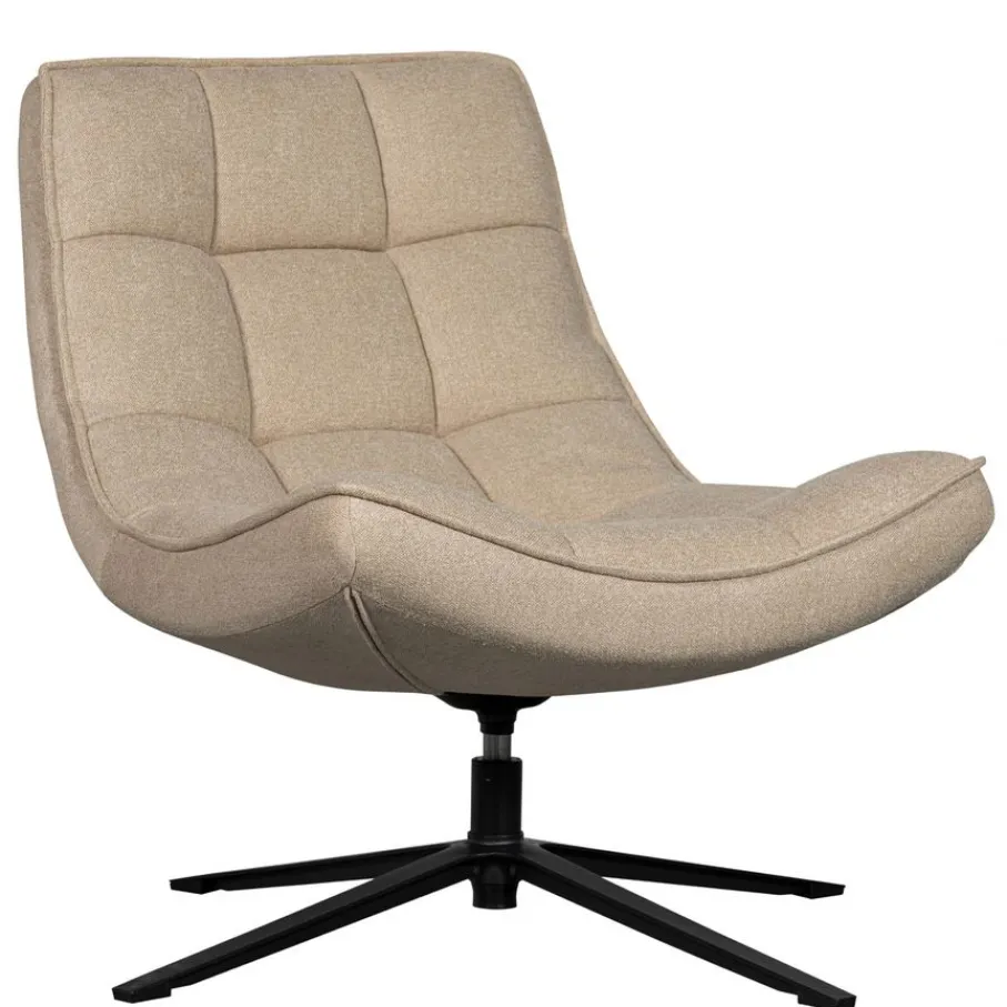 Fauteuils<WOOOD Draaifauteuil Maudi Beige