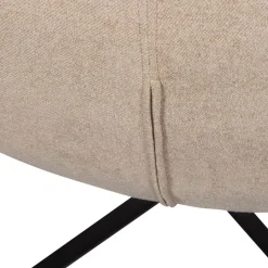 Fauteuils<WOOOD Draaifauteuil Maudi Beige