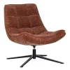 Fauteuils<WOOOD Draaifauteuil Maudi Roestbruin