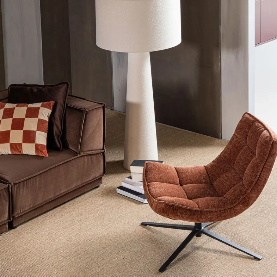 Fauteuils<WOOOD Draaifauteuil Maudi Roestbruin