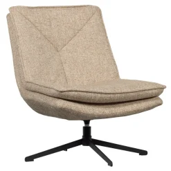 Fauteuils<WOOOD Draaifauteuil Milaro Beige