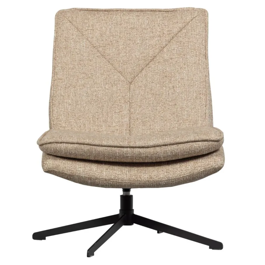 Fauteuils<WOOOD Draaifauteuil Milaro Beige