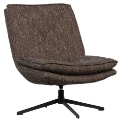 Fauteuils<WOOOD Draaifauteuil Milaro Bruin