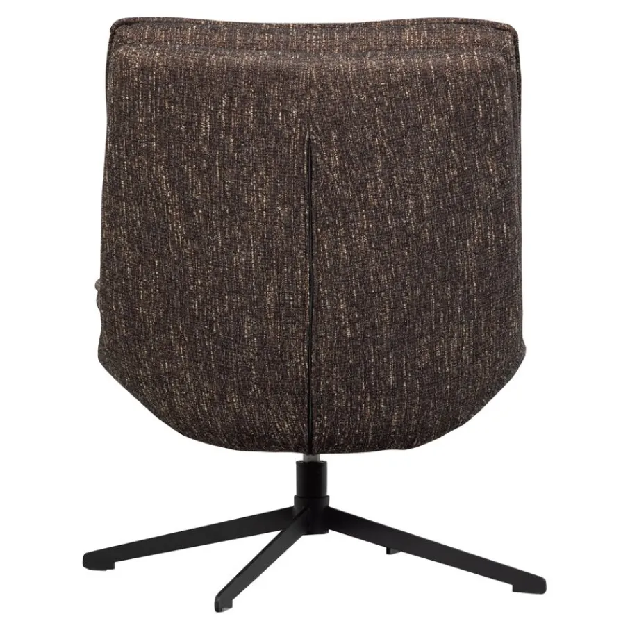 Fauteuils<WOOOD Draaifauteuil Milaro Bruin
