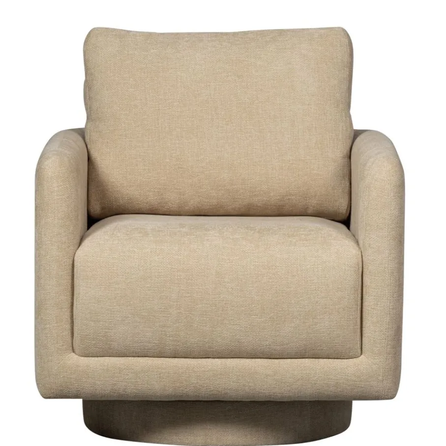 Fauteuils<WOOOD Draaifauteuil Oscar Beige