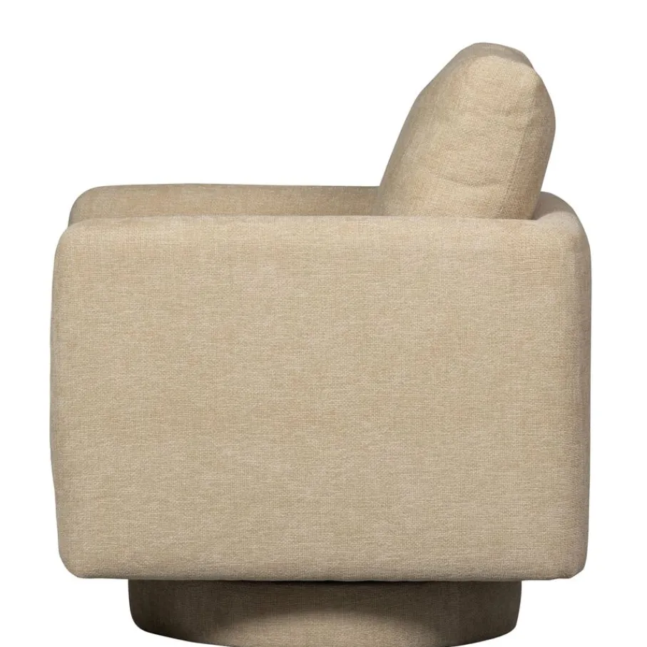 Fauteuils<WOOOD Draaifauteuil Oscar Beige