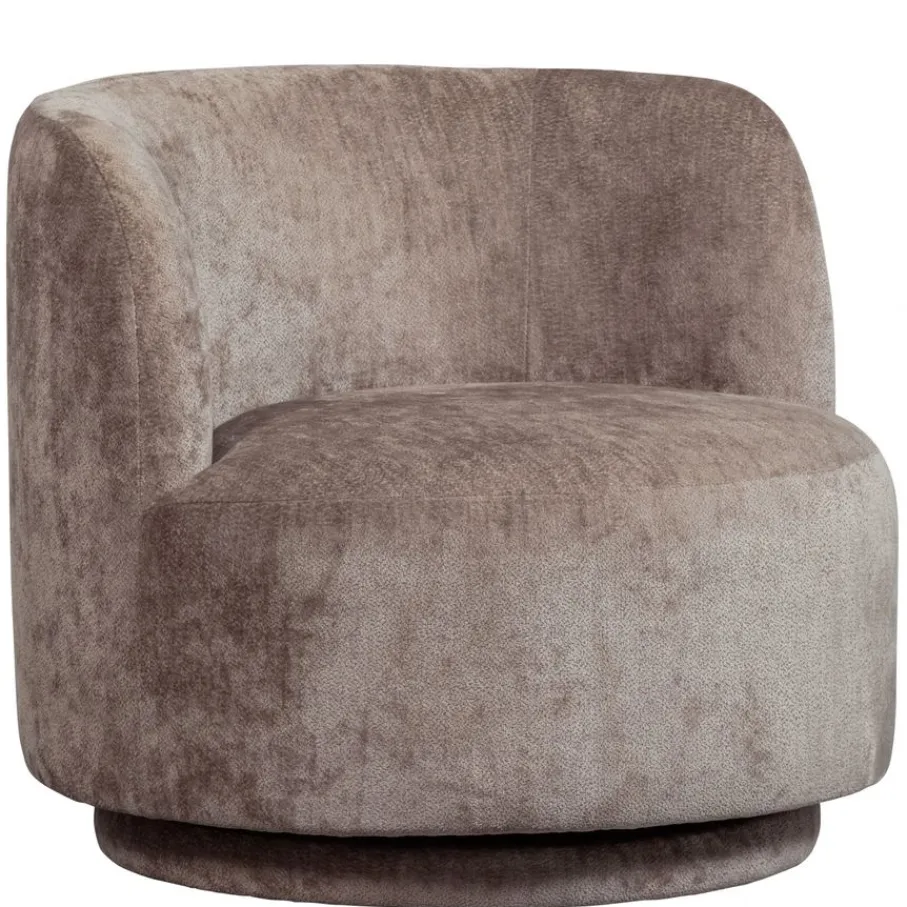 Fauteuils<WOOOD Draaifauteuil Popular Taupe