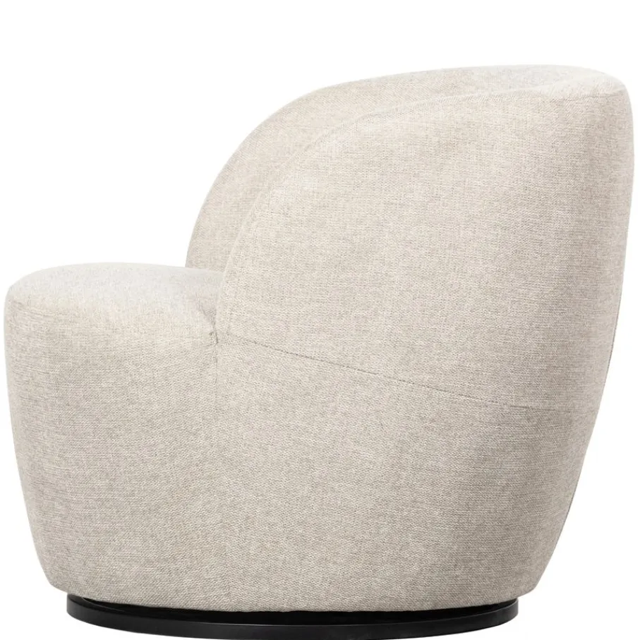 Fauteuils<WOOOD Draaifauteuil Serra Crème