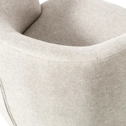 Fauteuils<WOOOD Draaifauteuil Serra Crème