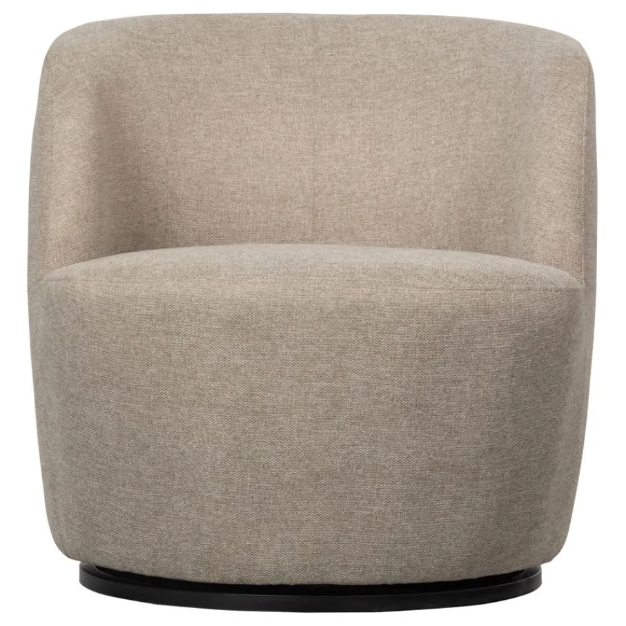 Fauteuils<WOOOD Draaifauteuil Serra Zand