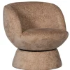 Fauteuils<WOOOD Draaifauteuil Shuffle Lichtbruin