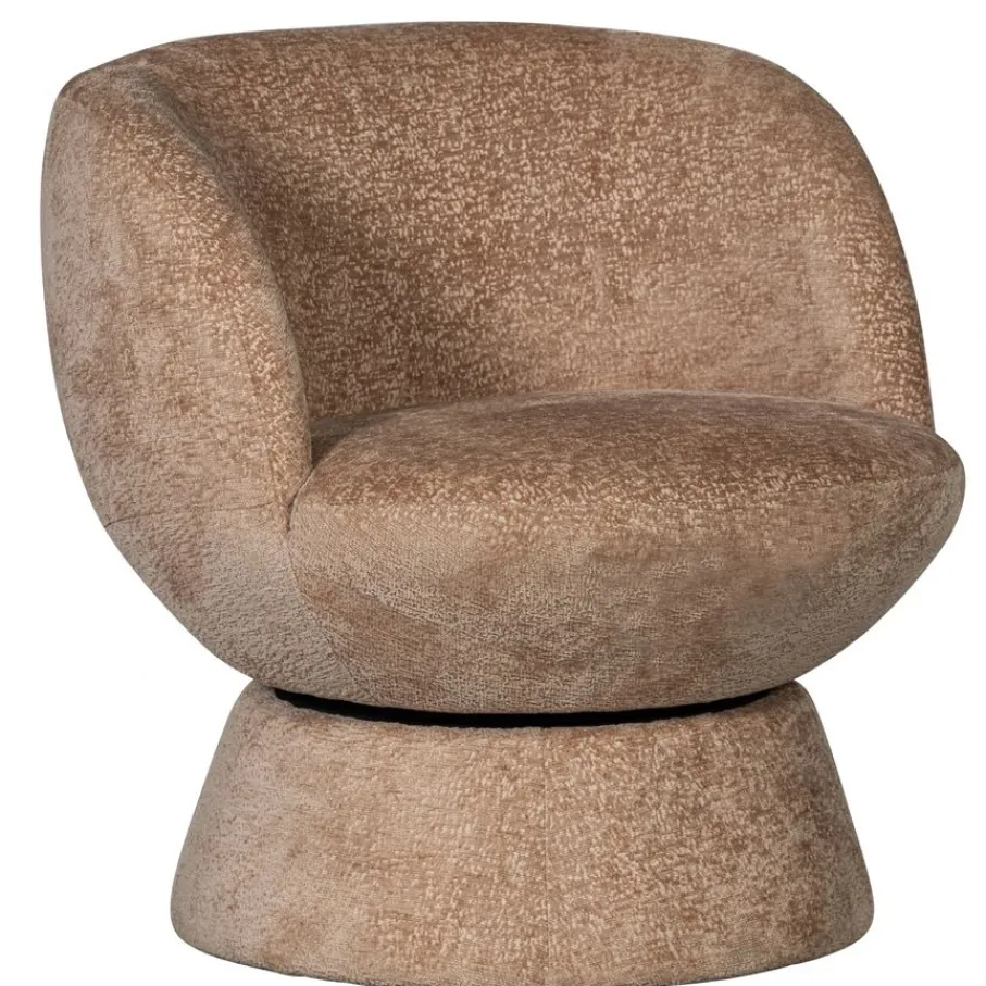Fauteuils<WOOOD Draaifauteuil Shuffle Lichtbruin