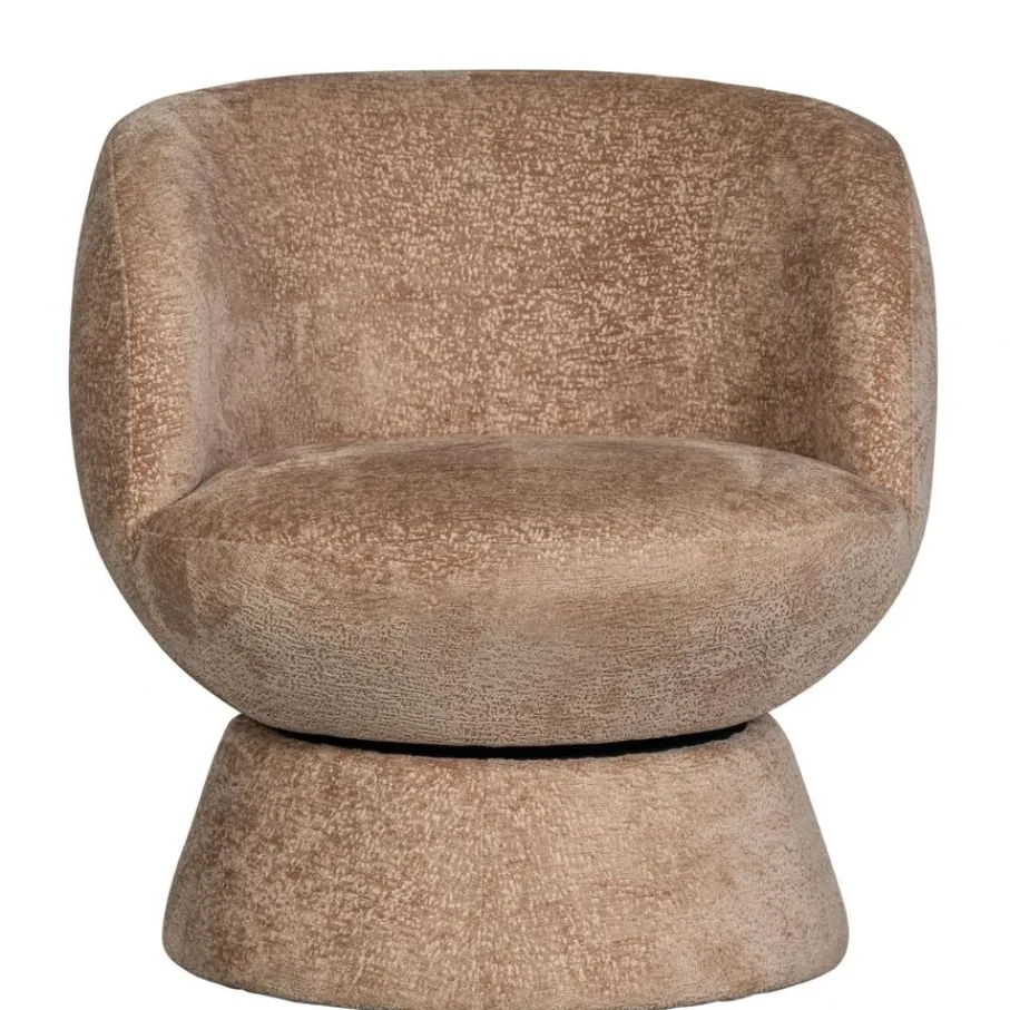 Fauteuils<WOOOD Draaifauteuil Shuffle Lichtbruin