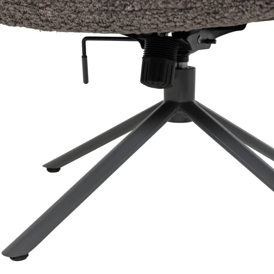 Fauteuils<WOOOD Draaifauteuil Soren Bruin