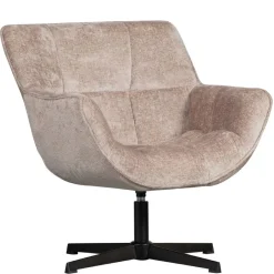 Fauteuils<WOOOD Draaifauteuil Wibo Taupe