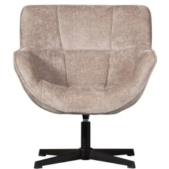 Fauteuils<WOOOD Draaifauteuil Wibo Taupe