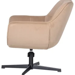 Fauteuils<WOOOD Draaifauteuil Wibo Zand