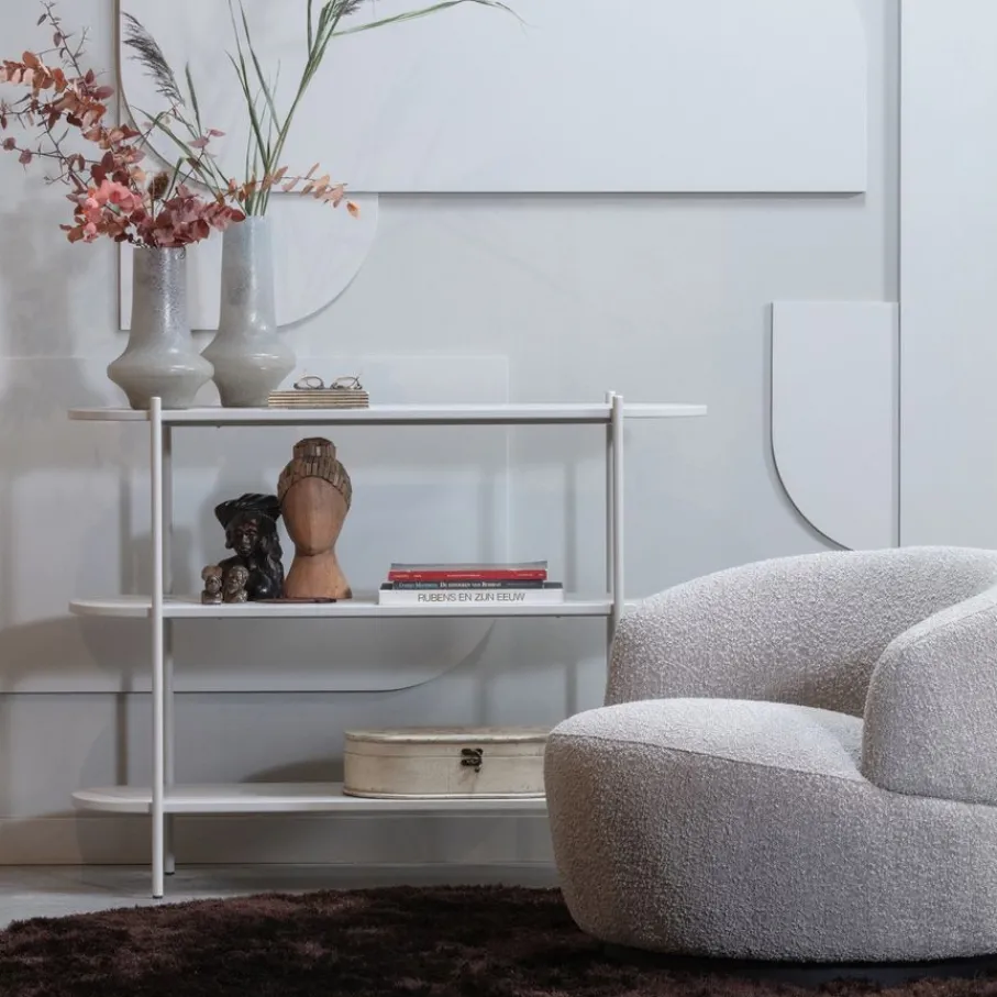 Fauteuils<WOOOD Draaifauteuil Woolly Naturel