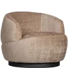 Fauteuils<WOOOD Draaifauteuil Woolly Zand