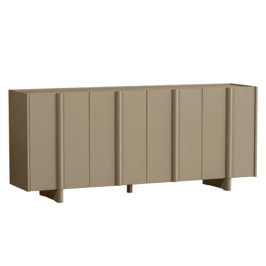 Dressoirs<WOOOD Dressoir Basu Mud - 200x85x46 cm