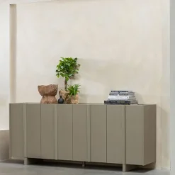 Dressoirs<WOOOD Dressoir Basu Mud - 200x85x46 cm