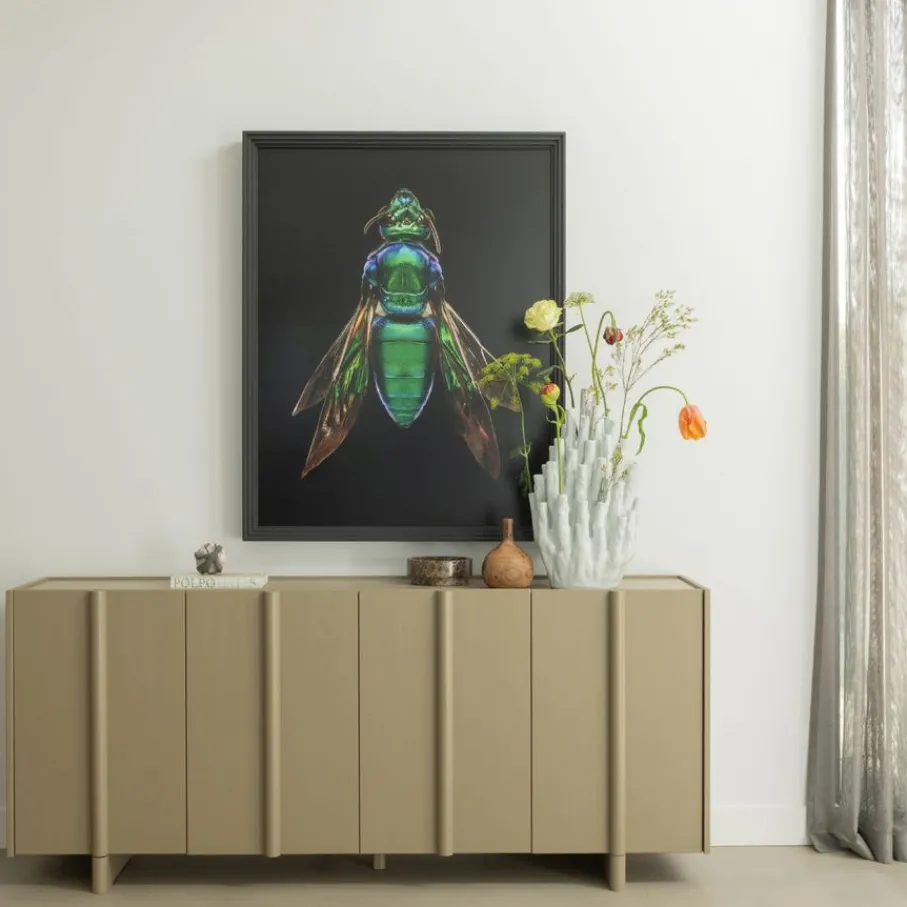 Dressoirs<WOOOD Dressoir Basu Mud - 200x85x46 cm