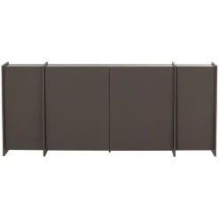 Dressoirs<WOOOD Dressoir Brock Middenbruin - 200x85x44 cm