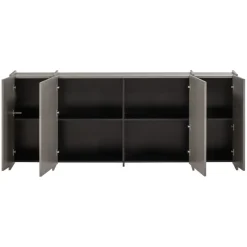 Dressoirs<WOOOD Dressoir Brock Warmgrijs - 200x85x44 cm