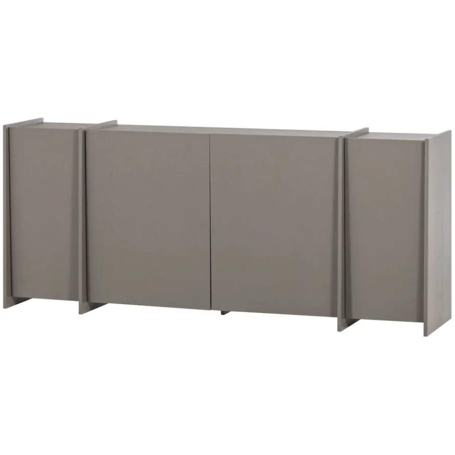 Dressoirs<WOOOD Dressoir Brock Warmgrijs - 200x85x44 cm