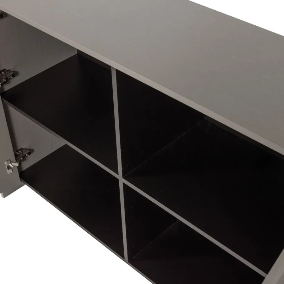Dressoirs<WOOOD Dressoir Brock Warmgrijs - 200x85x44 cm