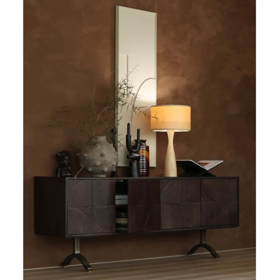 Dressoirs<WOOOD Dressoir Draw Bruin - 180x70x40 cm