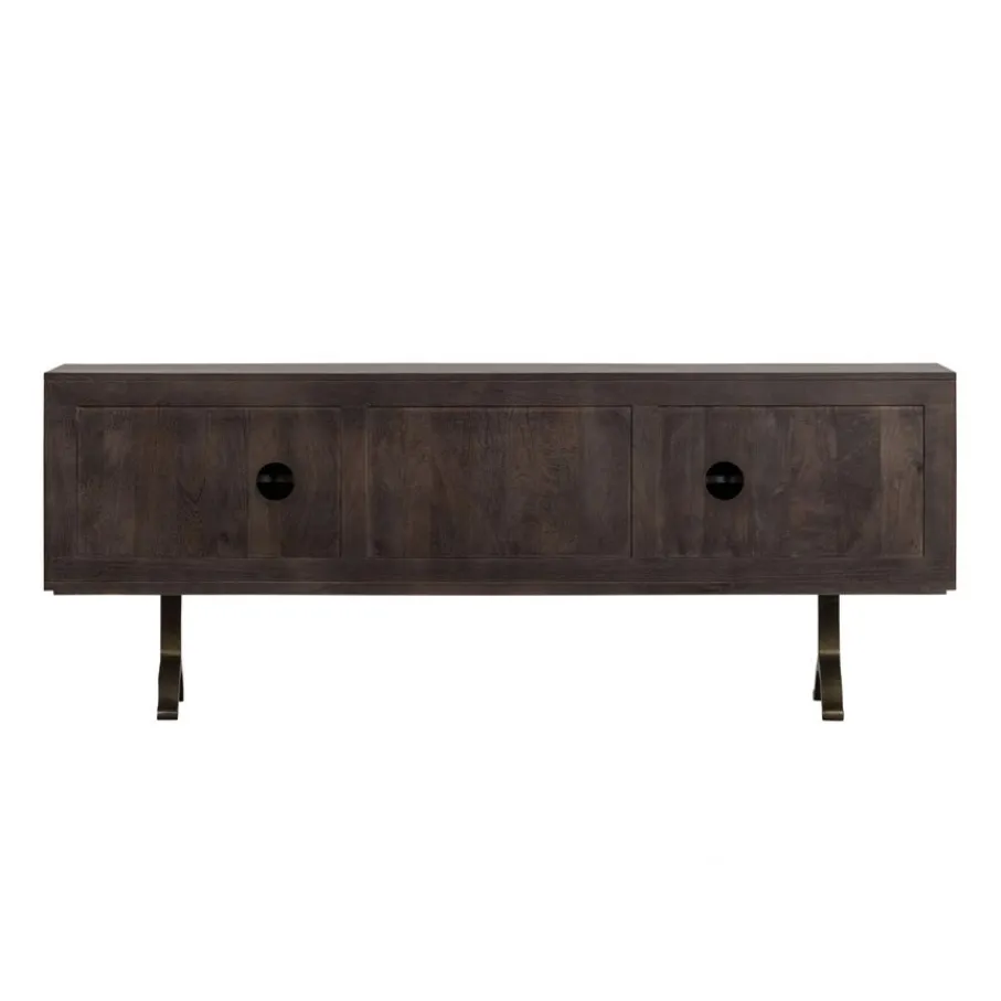 Dressoirs<WOOOD Dressoir Draw Bruin - 180x70x40 cm